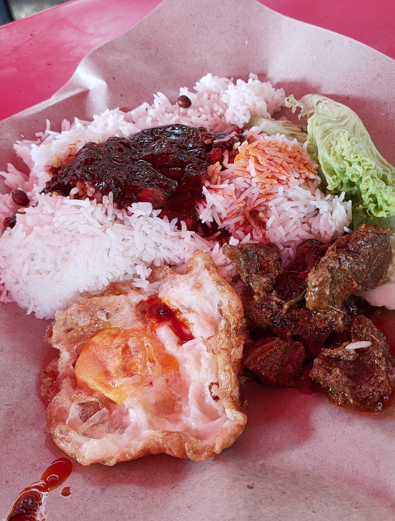 Nasi Lemak Chicken Chop